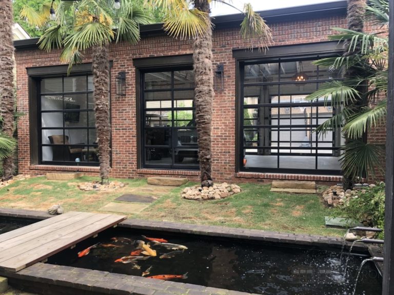 Contemporary Glass Garage Doors