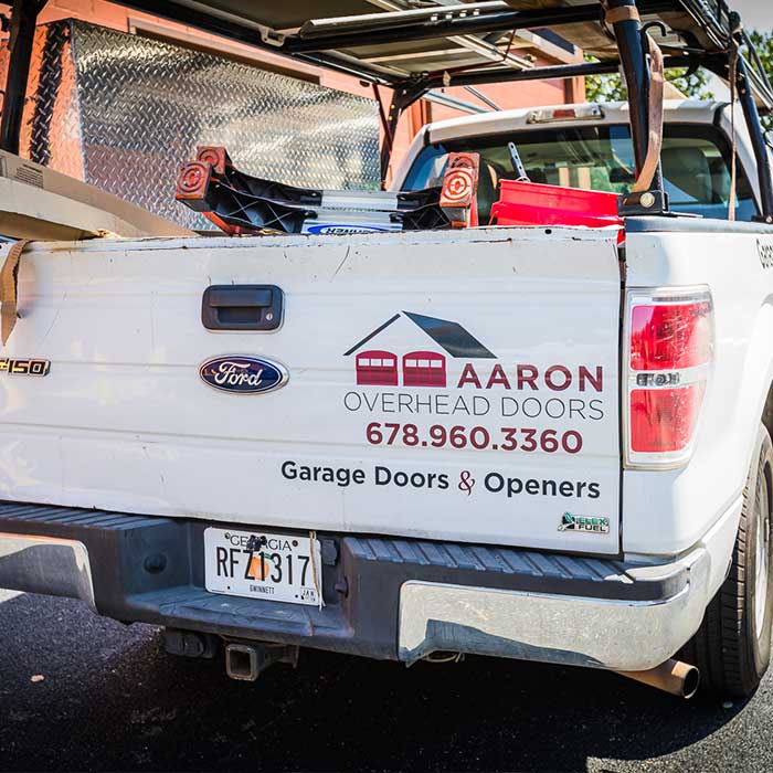 Aaron Overhead Doors Work Truck