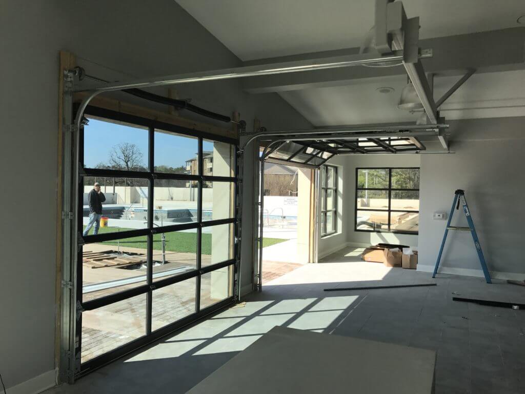 Low E Glass Garage Door Roof Top Garage Door Glass Garage Door 