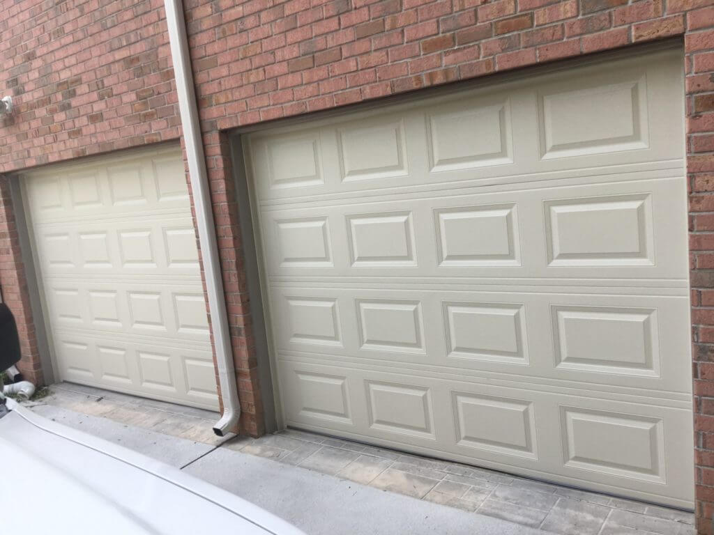 Chi 2251 Almond Garage Doors, Almond Garage Door Color