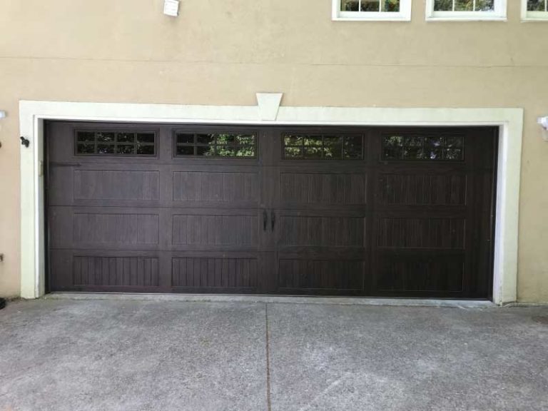 Walnut Carriage Garage Door