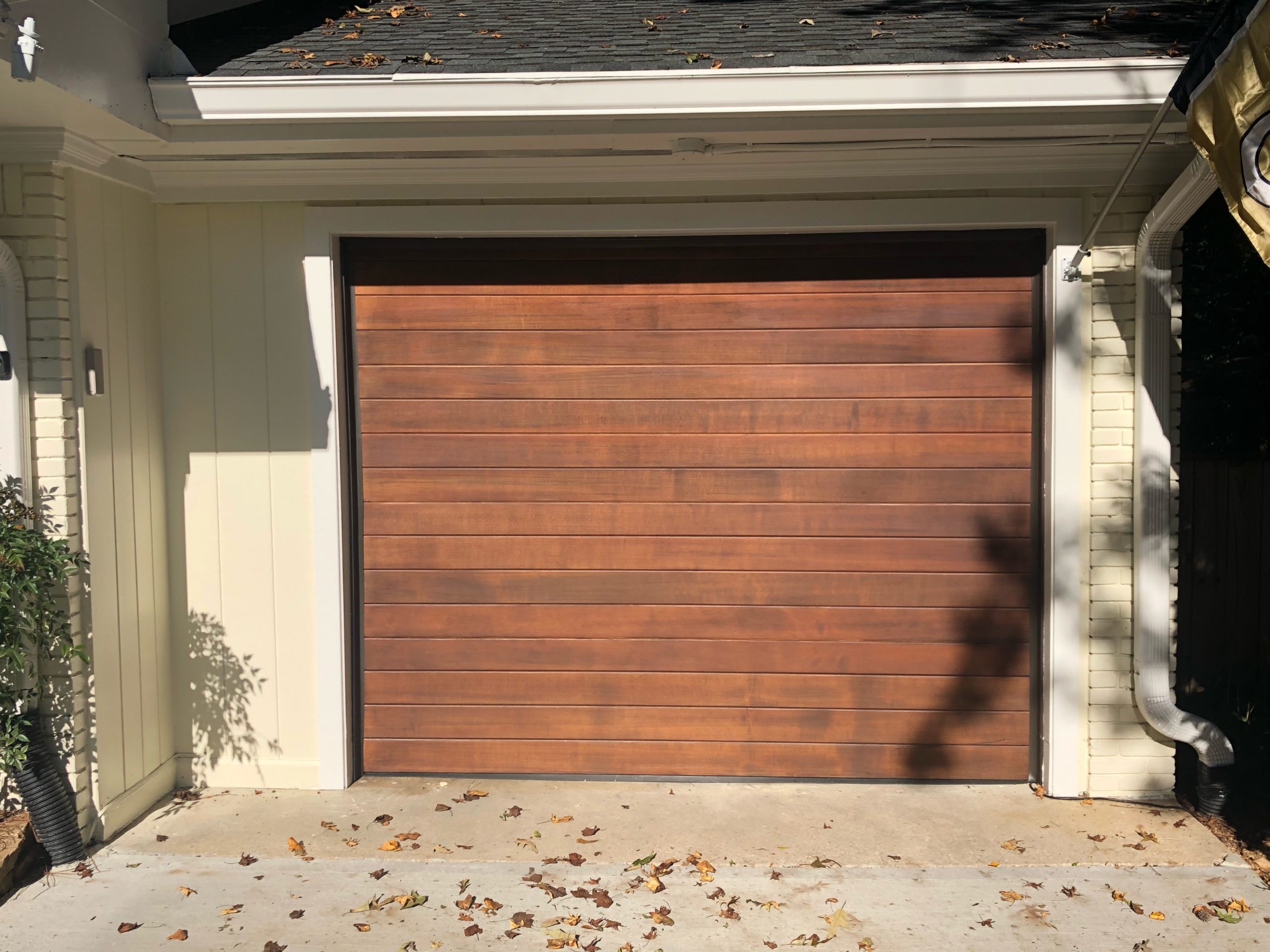 Modern Real Wood Plank Garage Door Atlanta GA Western Red Cedar Garage Door From Ranch House Doors