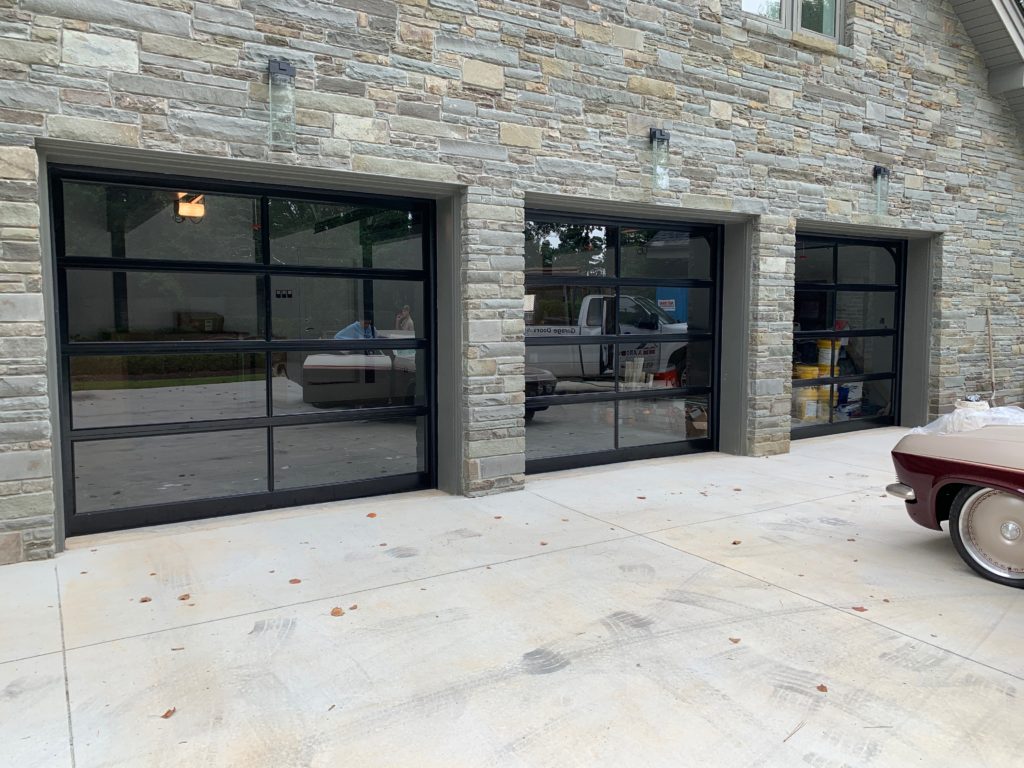 Modern Fullview Glass Garage Doors Atlanta GA