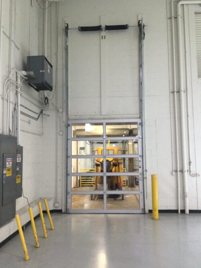 Commercial Glass Garage Door Vertical Track