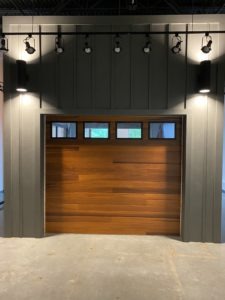 Cedar Plank Garage Door Showroom CHI Accent Series