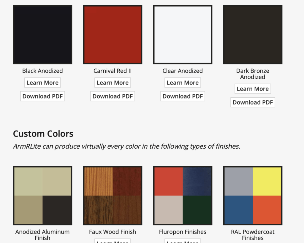 ArmRLite Electra Glass Garage Doors, ArmRLite Doors